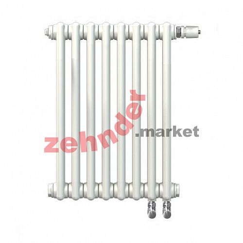 Радиатор Zehnder Charleston Completto 2050/08 V001 1/2 RAL 9016 нижнее подключение (с кронштейнами CVD1+BH)