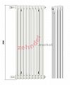 Радиатор Zehnder Charleston CH 3200/03 1270 ¾ RAL 9016