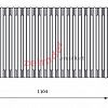 Радиатор Zehnder Charleston Completto 2050/24 V001 1/2 Technoline 0325 TL нижнее подключение