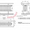 Радиатор-скамейка Zehnder Charleston Relax CR 5026-18 RAL 9016