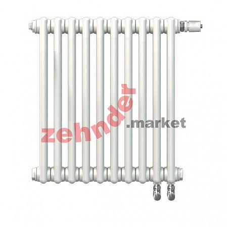 Радиатор Zehnder Charleston Completto 2050/10 V001 1/2 RAL 9016 нижнее подключение (с кронштейнами CVD1+BH)