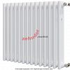 Радиатор Zehnder Charleston CH 3050/14 1270 1/2 RAL 9016 боковое подключение (с кронштейнами CVD1+BH)