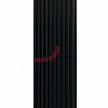 Вертикальный радиатор Zehnder Charleston Completto 2180/10 V001 1/2 RAL 9217 matt Чёрный нижнее подключение