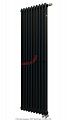 Вертикальный радиатор Zehnder Charleston Completto 2180/10 V001 1/2 RAL 9217 matt Чёрный нижнее подключение