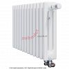 Радиатор Zehnder Charleston Completto 3037/12 V001 1/2 RAL 9016 нижнее подключение