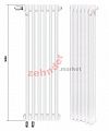Радиатор Zehnder Charleston Completto CH 3300/03 V001 ½ RAL 9016
