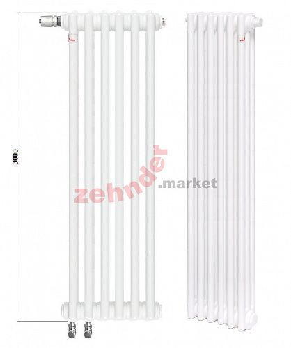 Радиатор Zehnder Charleston Completto CH 3300/03 V001 ½ RAL 9016
