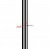 Вертикальный радиатор Zehnder Charleston Completto 2180/04 V001 1/2 RAL 9217 matt Чёрный нижнее подключение (с кронштейнами CVD1+BH)