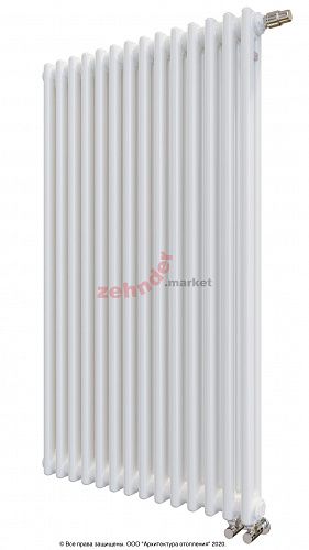 Радиатор Zehnder Charleston Completto 2110/14 V001 1/2 RAL 9016 нижнее подключение