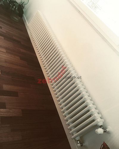 Радиатор Zehnder Charleston 3037/06 1270 3/4 RAL 9016 боковое подключение