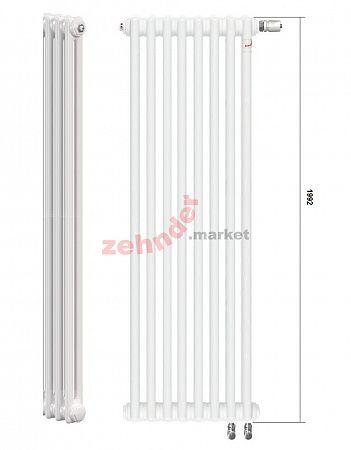 Радиатор Zehnder Charleston Completto CH 2200/19 V001 ½  RAL 9016