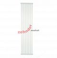 Вертикальный радиатор Zehnder Charleston 2200/10 1270 1/2 RAL 9016 боковое подключение (с кронштейнами CVD1+BH)