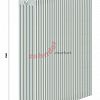 Радиатор Zehnder Charleston CH 6250/04 1270 ¾ RAL 9016
