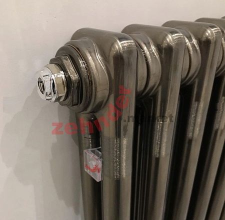 Вертикальный радиатор Zehnder Charleston 2180/12 1270 1/2 Technoline 0325 TL боковое подключение (с кронштейнами CVD1+BH)