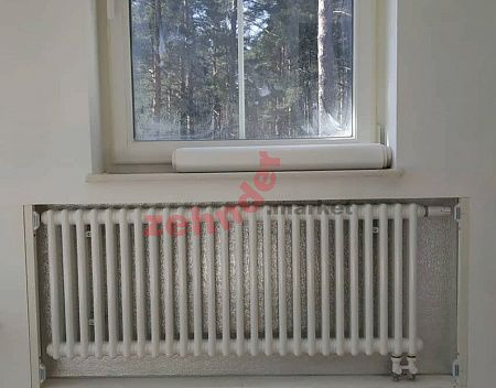 Радиатор Zehnder Charleston Completto 2056/24 V001 1/2 RAL 9016 нижнее подключение