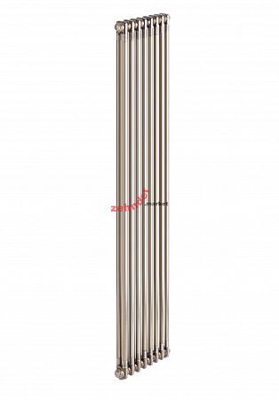 Вертикальный радиатор Zehnder Charleston 2180/08 1270 1/2 Technoline 0325 TL боковое подключение (с кронштейнами CVD1+BH)