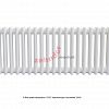 Радиатор Zehnder Charleston Completto 2035/28 V001 1/2 RAL 9016 нижнее подключение