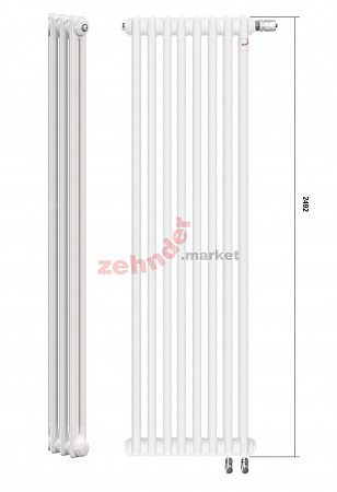 Радиатор Zehnder Charleston Completto CH 2250/09 V001 ½  RAL 9016