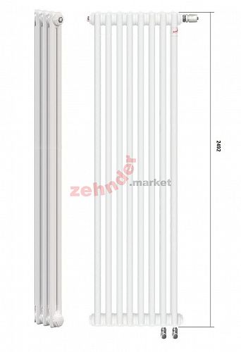 Радиатор Zehnder Charleston Completto CH 2250/09 V001 ½  RAL 9016