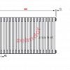 Радиатор Zehnder Charleston 3057/20 1270 3/4 Technoline 0325 TL боковое подключение