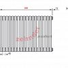 Радиатор Zehnder Charleston CH 3050/18 1270 1/2 RAL 9016 боковое подключение (с кронштейнами CVD1+BH)