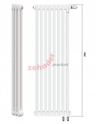 Радиатор Zehnder Charleston Completto CH 2200/38 V001 ½  RAL 9016