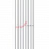 Вертикальный радиатор Zehnder Charleston 2200/08 1270 1/2 RAL 9016 боковое подключение (с кронштейнами SMB2T)