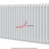 Радиатор Zehnder Charleston CH 3050/32 1270 1/2 RAL 9016 боковое подключение (с кронштейнами CVD1+BH)