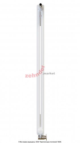 Радиатор Zehnder Charleston Completto 2110/12 V001 1/2 RAL 9016 нижнее подключение