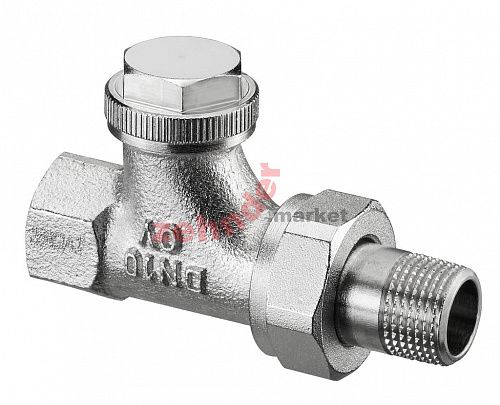 1090462 Вентиль на обратную подводку Oventrop Combi 3 Ду15, 1/2&quot;, PN10, прямой