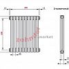 Радиатор Zehnder Charleston CH 2056/10 1270 ¾ RAL 9016