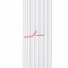 Вертикальный радиатор Zehnder Charleston Completto 3180/06 V001 1/2 RAL 9016 нижнее подключение (с кронштейнами CVD1+BH)
