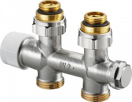 1184083 Oventrop Multiblock T присоед. узел 1/2&quot;НГ x 3/4&quot;НР, латунь, прямой