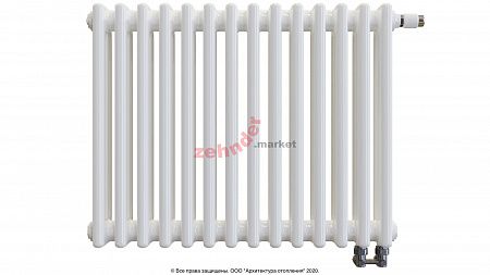 Радиатор Zehnder Charleston Completto 3050/14 V001 1/2 RAL 9016 нижнее подключение (с кронштейнами CVD1+BH)