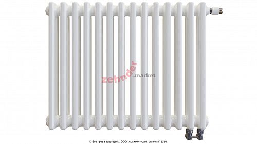 Радиатор Zehnder Charleston Completto 3050/14 V001 1/2 RAL 9016 нижнее подключение (с кронштейнами CVD1+BH)