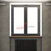 Радиатор Zehnder Charleston 3057/26 1270 3/4 RAL 9217 matt Чёрный боковое подключение