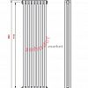 Радиатор Zehnder Charleston CH 3180/08 1270 ¾ Technoline 0325 TL