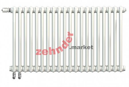 Радиатор Zehnder Charleston Completto 2056/20 V001 1/2 RAL 9016 нижнее подключение