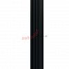 Вертикальный радиатор Zehnder Charleston Completto 3180/04 V001 1/2 RAL 9217 matt Чёрный нижнее подключение