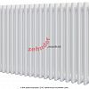 Радиатор Zehnder Charleston CH 3050/24 1270 1/2 RAL 9016 боковое подключение (с кронштейнами CVD1+BH)