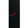 Вертикальный радиатор Zehnder Charleston Completto 2180/10 V001 1/2 RAL 9217 matt Чёрный нижнее подключение (с кронштейнами CVD1+BH)