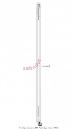 Вертикальный радиатор Zehnder Charleston Completto 2180/14 V001 1/2 RAL 9016 нижнее подключение (с кронштейнами CVD1+BH)