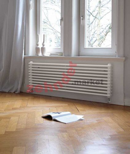 Радиатор Zehnder Charleston Turned T2180/6 N1280 RAL 9016