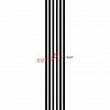 Вертикальный радиатор Zehnder Charleston Completto 2180/06 V001 1/2 RAL 9217 matt Чёрный нижнее подключение