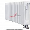 Радиатор Zehnder Charleston Completto 3030/14 V001 1/2 RAL 9016 нижнее подключение (с кронштейнами CVD1+BH)
