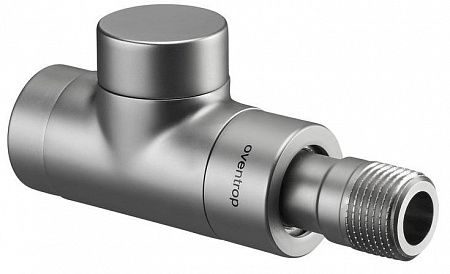 1167082 Oventrop Combi E вентиль на обр. подводку Ду15, 1/2&quot;, PN10, прямой, матовая сталь
