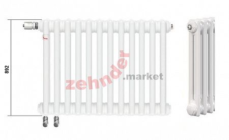 Радиатор Zehnder Charleston Completto CH 2090/20 V001 ½  RAL 9016