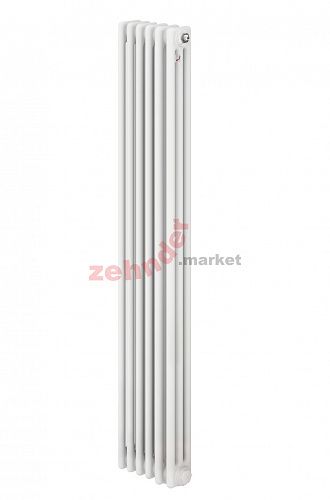 Вертикальный радиатор Zehnder Charleston 3180/06 1270 3/4 RAL 9016 боковое подключение