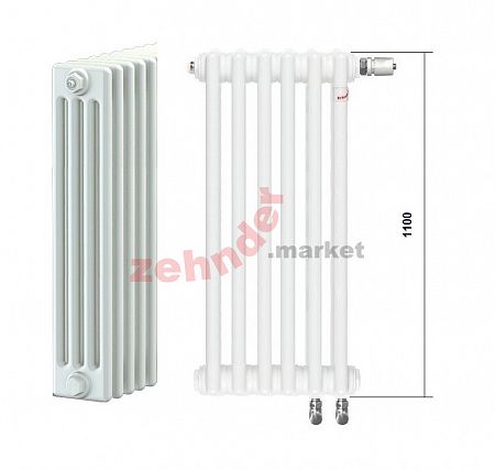 Радиатор Zehnder Charleston Completto CH 4110/41 V001 ½ RAL 9016
