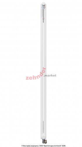 Вертикальный радиатор Zehnder Charleston Completto 2180/14 V001 1/2 RAL 9016 нижнее подключение